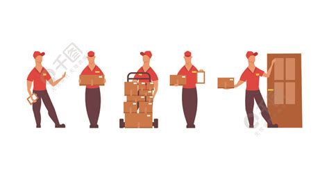 邮件服务和装运概念 — 印度送货员或仓库工人，货物背景上有蓝色制服的剪贴板。高清摄影大图-千库网