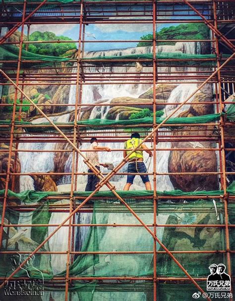 珠海最大的3d画、3d壁画—来魅力壁画村（万氏兄弟出品|其他|墙绘/立体画|3d画3d壁画3d地画 - 原创作品 - 站酷 (ZCOOL)
