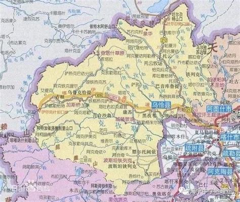 帕米尔高原地图图片