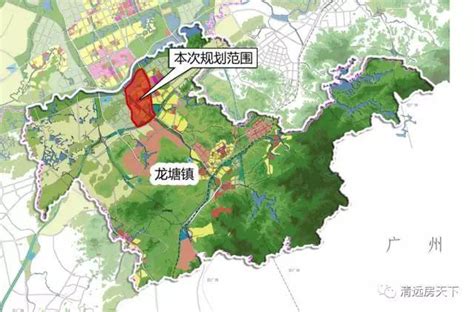 《清远市龙塘镇广清大道以西片区控制性详细规划LT05单元局部路网调整方案》批后公示