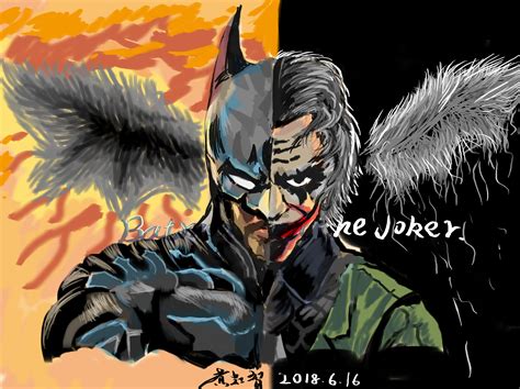 蝙蝠侠黑暗骑士|插画|概念设定|美术饿狼 - 原创作品 - 站酷 (ZCOOL)