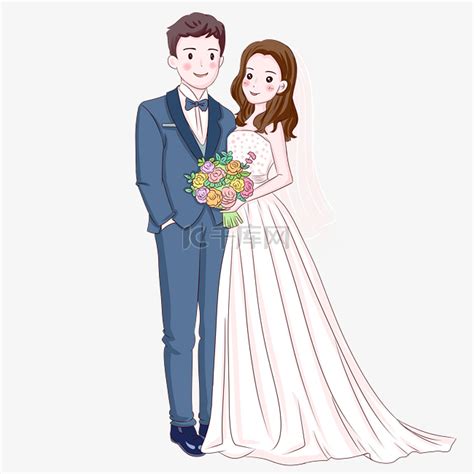 新娘手绘图片