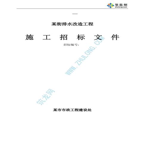 市政工程招标文件实例（南京）_市政工程招标文件_土木在线