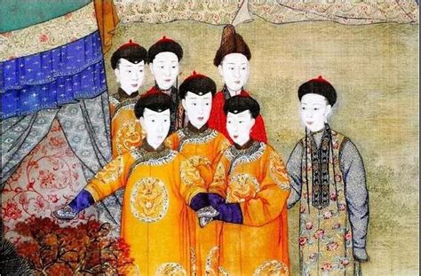 乾隆皇帝和他的十二个妃子的肖像 - Powered by OpenWBS