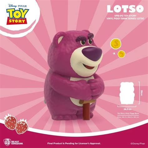 玩具總動員系列 大型搪膠存錢筒 熊抱哥款 – sammitoys 三美玩具企業社