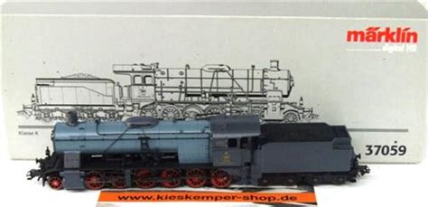 Märklin H0 - 37059 - Steam locomotive with pulled tender K - Catawiki