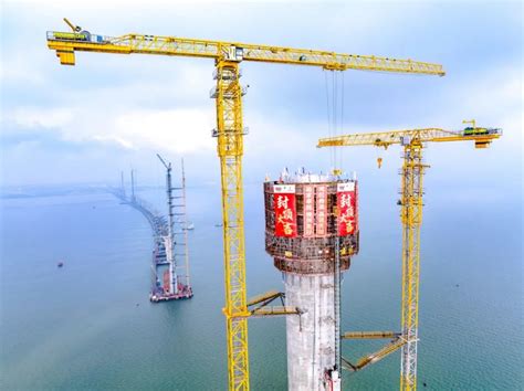 黄茅海跨海通道五座主塔全部封顶 预计2024年建成通车凤凰网广东_凤凰网
