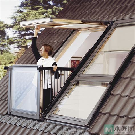流行的斜屋顶开天窗，让阁楼天窗瞬间转换成屋顶阳台-木匠圈网