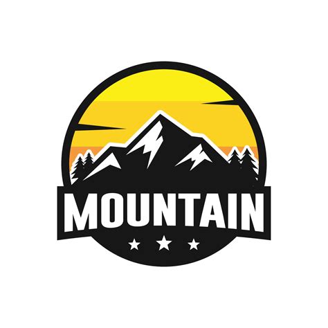 Mountain logo template design vector 21791075 Vector Art at Vecteezy