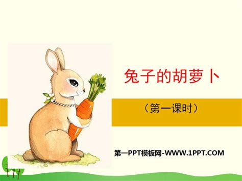 《兔子的胡萝卜》PPT - 第一PPT