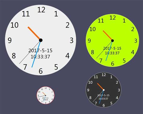 js时钟插件4种日期和数字时钟样式代码 - 二当家的