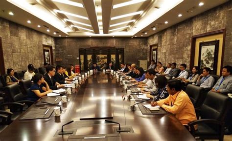 第三次湄公河国家官员团访问天津---中国---东盟中心