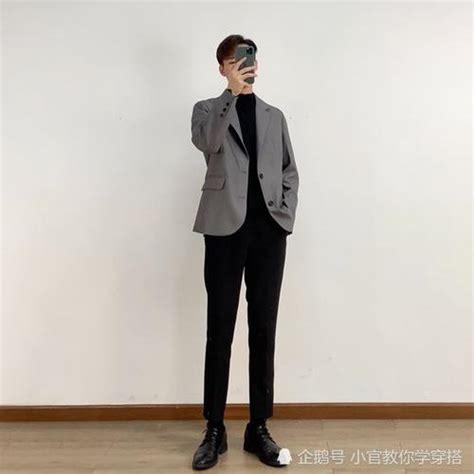 灰色休闲时尚款男装大衣制服图片_中国制服设计网