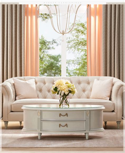 美克美家 美式客厅实木三人沙发-商品-美间（软装设计采购助手）