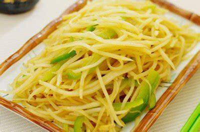 青椒土豆丝的做法教你怎么做好吃图解(清脆有卖相)-聚餐网