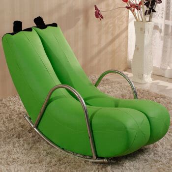 单人香蕉摇椅座椅 个性懒人沙发摇椅躺椅创意休闲椅摇摇椅 沙发 ...