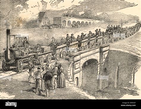 England: Railway, 1825. /N