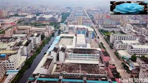 航拍：东莞长安镇工厂是这番模样，传说中的蓝绿大厂！_腾讯视频