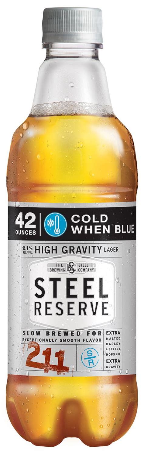 Steel Reserve 211 Lager Bottle - Shop Beer at H-E-B