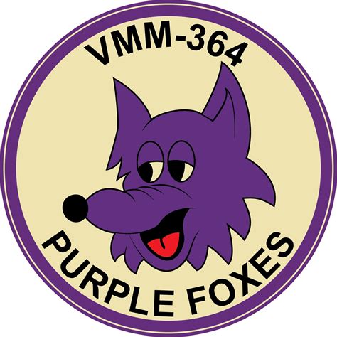 HMM-364 Purple Foxes logo, Vector Logo of HMM-364 Purple Foxes brand ...