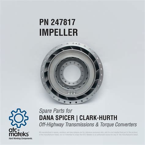 DANA SPICER / CLARK HURTH > 247817 - Impeller | ATC Mateks