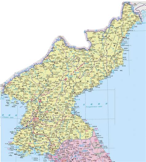 朝鲜旅游地图_朝鲜地图_初高中地理网
