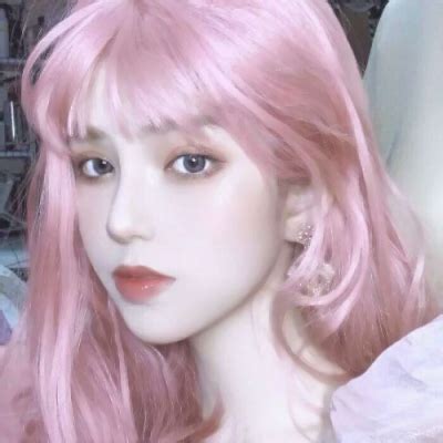 非主流染发 女生头像