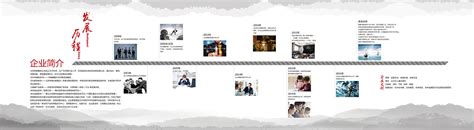企业历程展板AI广告设计素材海报模板免费下载-享设计