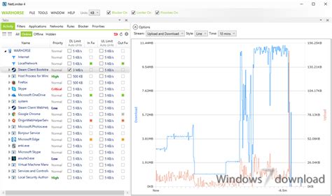 NetLimiter: programa para controlar el tráfico de Internet en Windows