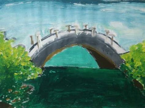 一步一步教我画桥,桥的简笔画简单,卢沟桥简单又好看的画_大山谷图库