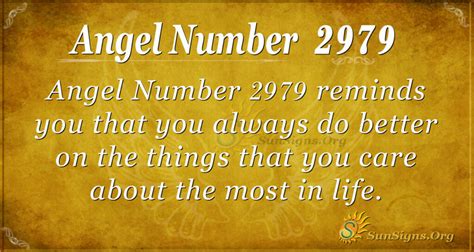 Angel Number 2979 Meaning: Always Do Better In Life - SunSigns.Org