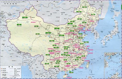 中国地图交通线路图-快图网-免费PNG图片免抠PNG高清背景素材库kuaipng.com