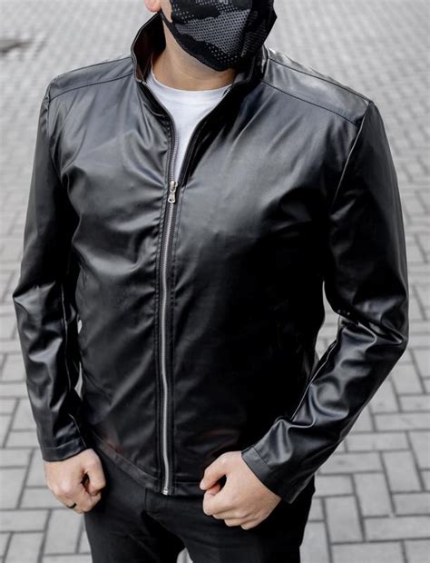 Чоловіча куртка весняна з еко-шкіри — ціна 960 грн у каталозі Куртки ...