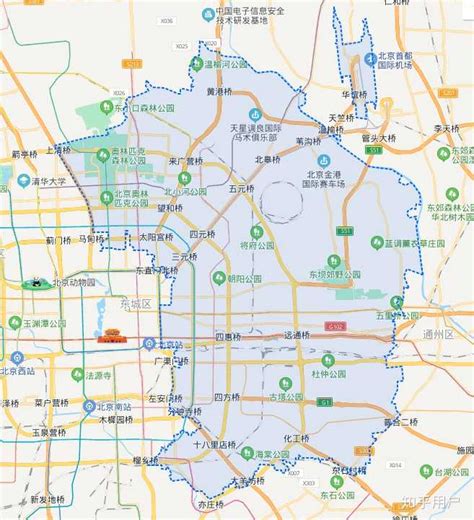 北京朝阳区旅游景点地图 - NicePSD 优质设计素材下载站