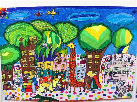 开屏新闻-“彩云杯”中小学生绘画比赛·小学组一等奖获奖作品展示（2）