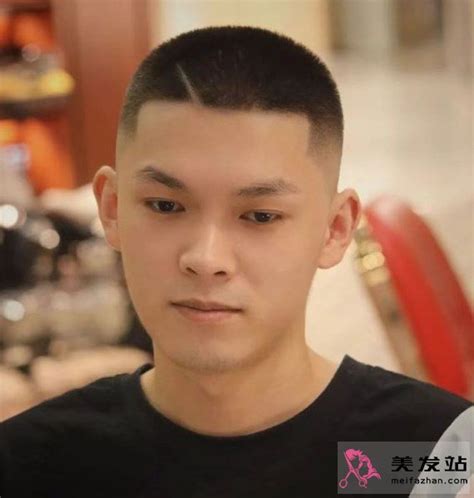 寸头发型男图片