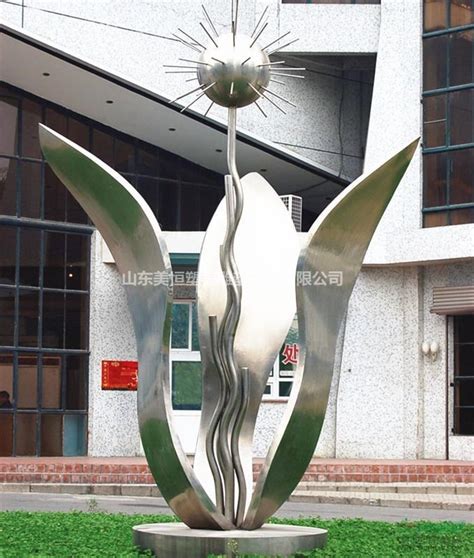大型不锈钢雕塑定制玻璃钢金属雕塑广场户外公园景观造型厂家订做 - - 园艺护栏供应 - 园林资材网