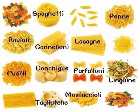 意大利面的种类和做法：留学生做饭必备贴|形状|意式|通心粉_新浪新闻