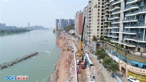 乐山滨河路综合整治工程将于4月底达到通车条件_四川在线