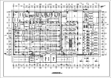 [抚顺]某34000㎡三层商贸城通风空调工程施工设计图纸_通风除尘_土木在线