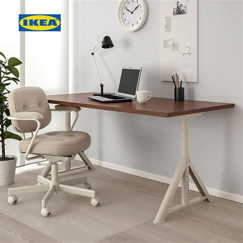 IKEA宜家IDASEN伊朵森书桌北欧职员办公桌简约现代矮桌【报价 价格 评测 怎么样】 -什么值得买