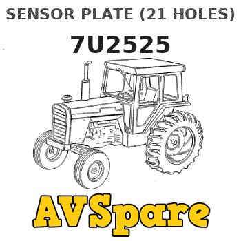 SENSOR PLATE (21 HOLES) 7U2525 - Caterpillar | AVSpare.com