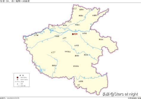 河南省行政区划地图：河南省下辖17个地级市分别是哪些？
