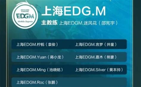 王者荣耀2022上海edgm战队成员名单一览 - 第三手游站