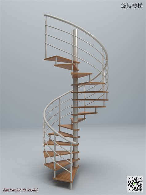 旋转楼梯（附上模型与制作步骤）|空间|家装设计|yk1086 - 原创作品 - 站酷 (ZCOOL)