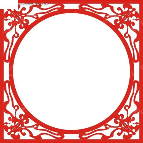 对称花纹镂空设计tif格式素材免费下载_红动网