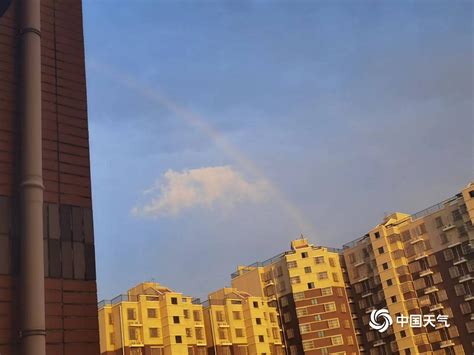 惊艳！北京雷雨过后双彩虹挂天边-天气图集-中国天气网