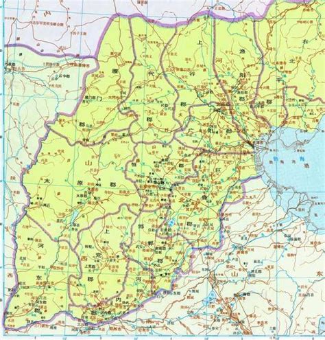 秦朝郡县图图片
