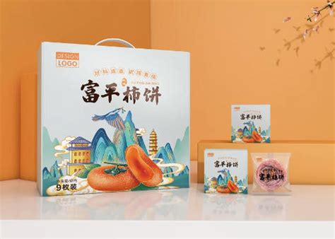 柿饼宣传海报设计图片下载_红动中国