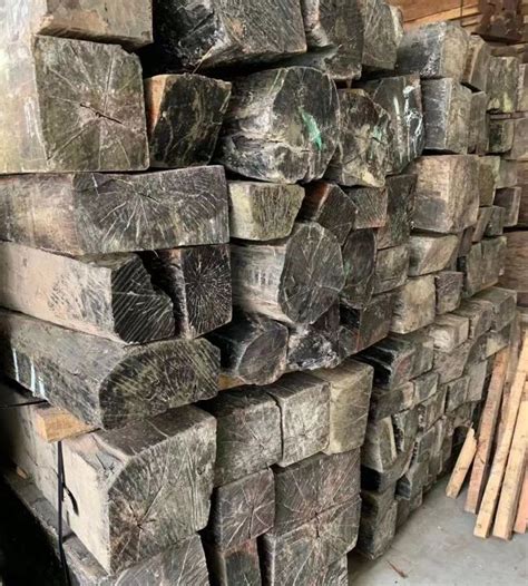 厚瓣乌木现货供应 马达加斯加乌木方料原木 家具材 稳定性好
